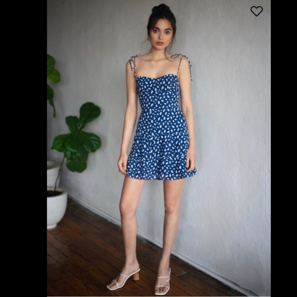 Reformation Othello Moray Mini Dress